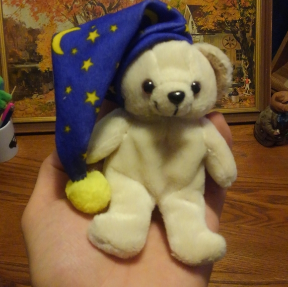 ✨ Vintage y2k 2001 Snuggle Bear 🐻 Plush Wizard - Picture 5 of 9